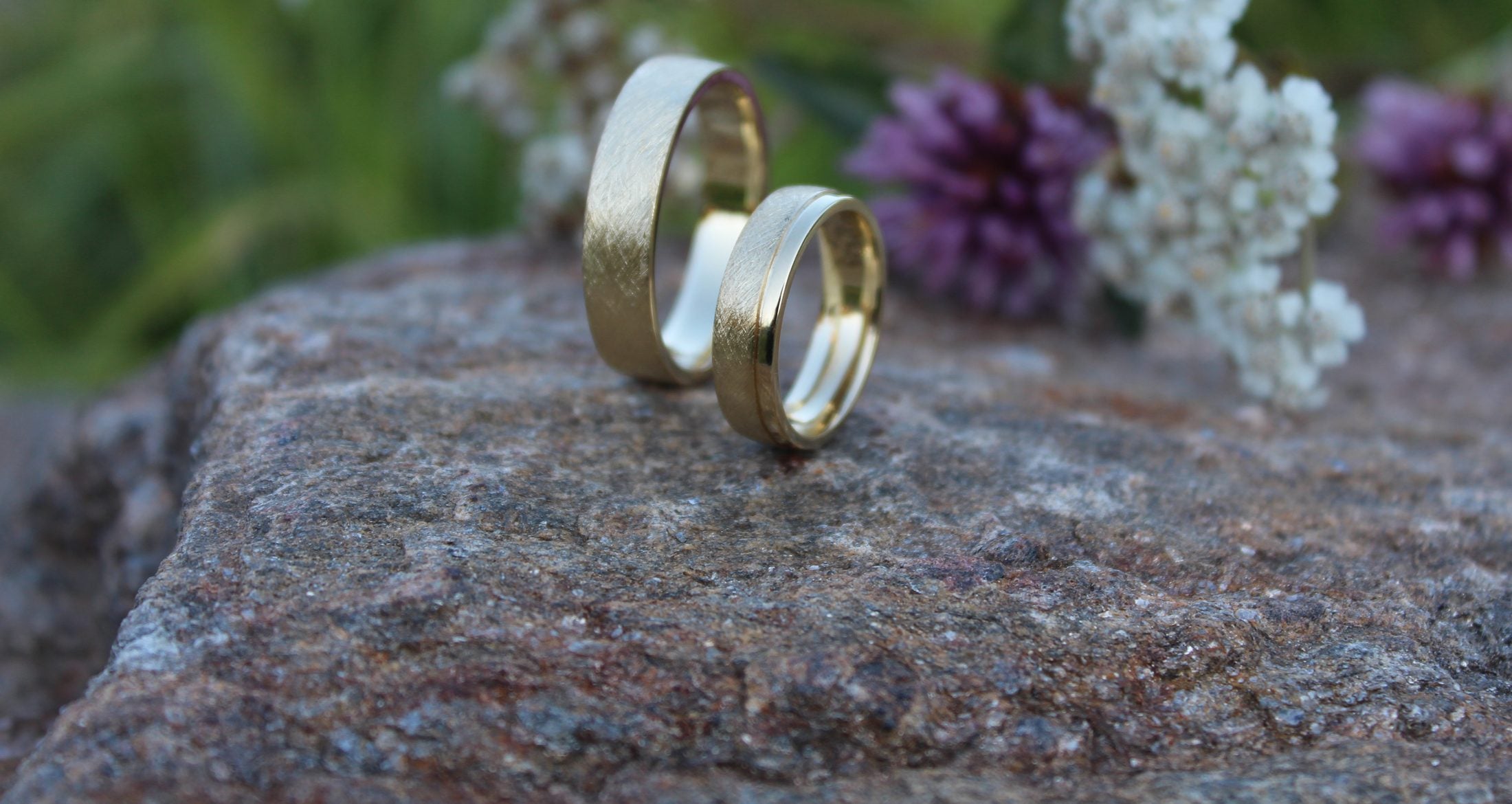 Trauringe in Gelbgold – eismatt